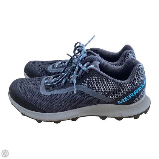 Shoes Sneakers By Merrell In Blue & Grey, Size: 7.5