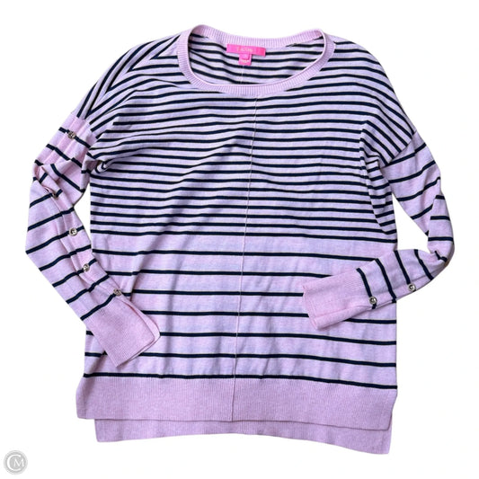 Sweater Designer By Lilly Pulitzer In Blue & Pink, Size: S