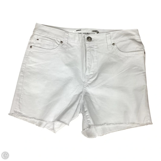 Shorts By Seven 7 In White Denim, Size: 12