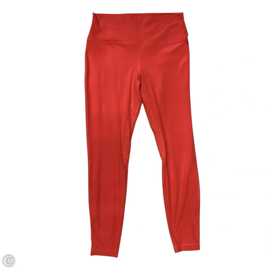 Athletic Leggings By Lululemon In Red, Size: 12