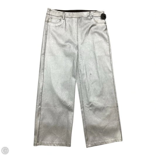 Pants Wide Leg By Lysse In Silver, Size: 14