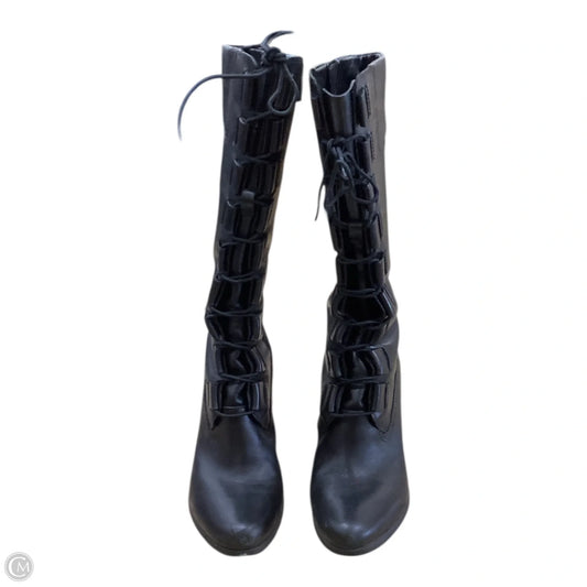 Boots Knee Heels By Timberland In Black, Size: 7.5