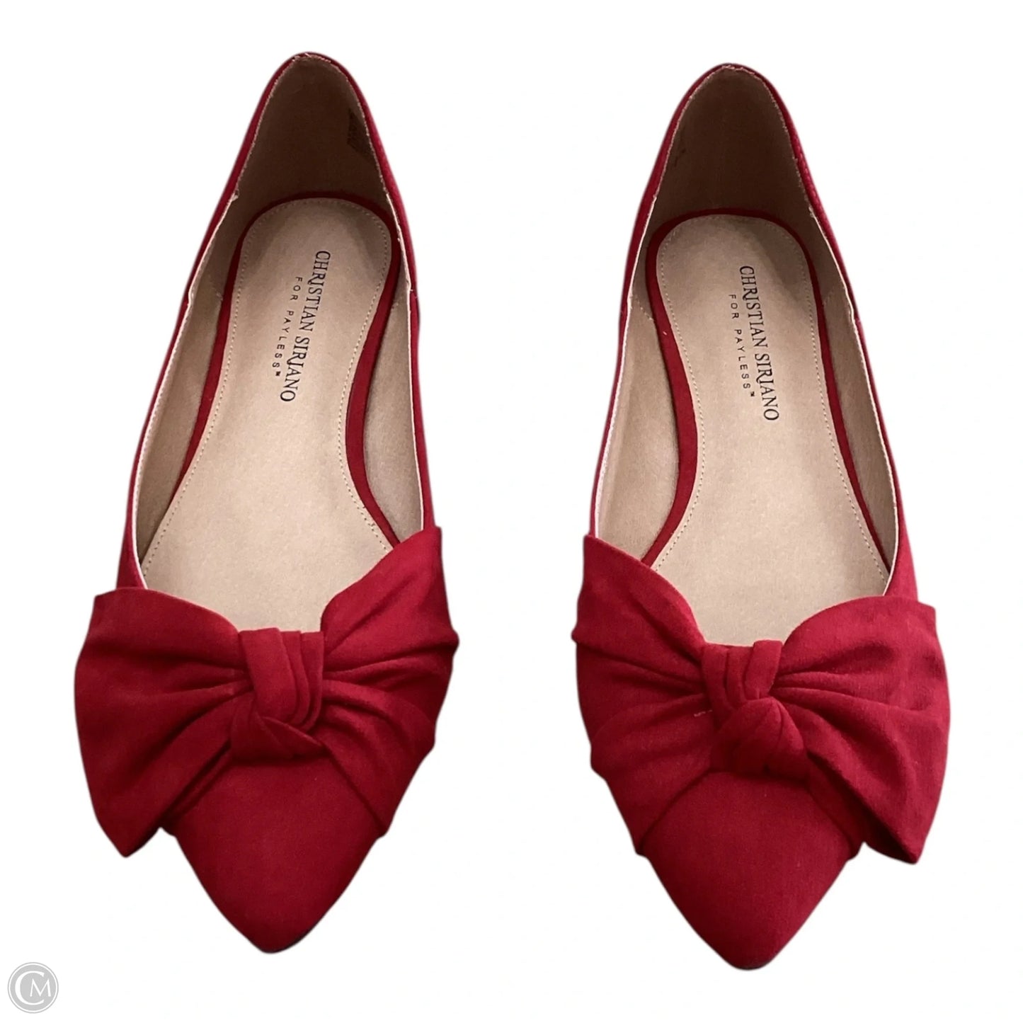 Shoes Flats By Christian Siriano In Red, Size: 8