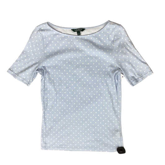 Polkadot Pattern Top Short Sleeve Ralph Lauren, Size L