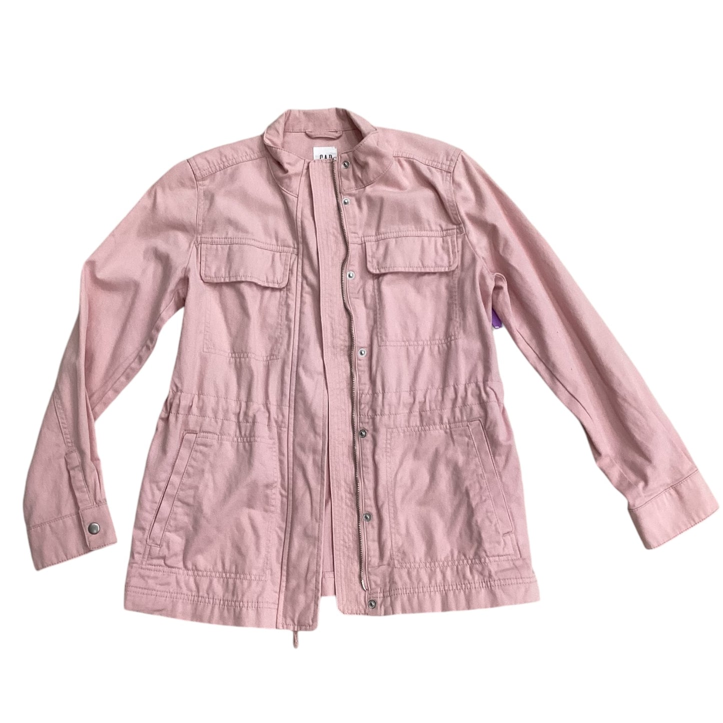 Jacket Utility By Gap In Pink, Size: S