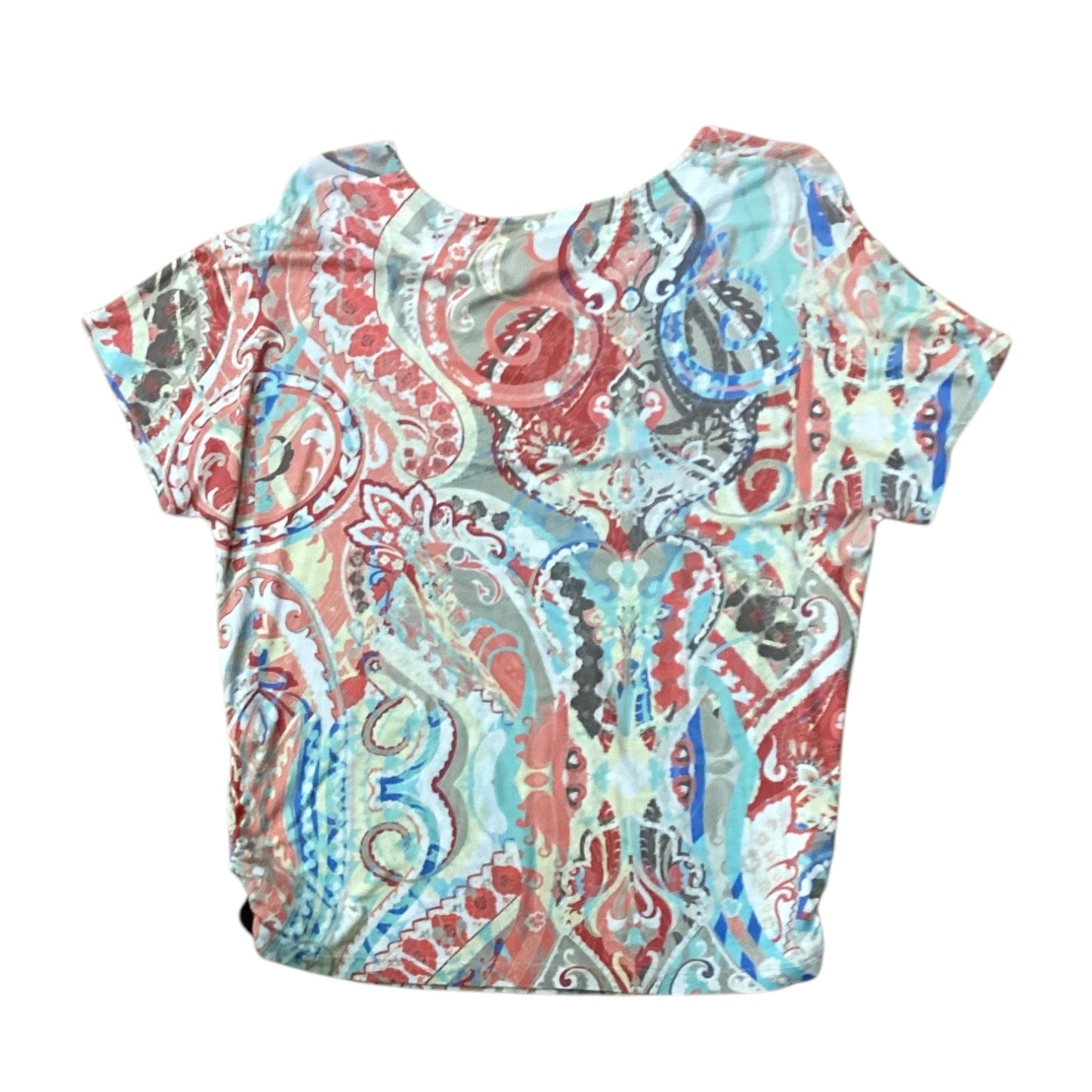 Top Short Sleeve By Chicos In Multi-colored, Size: 1