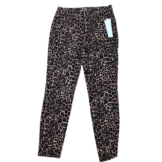 Animal Print Jeans Skinny White House Black Market, Size 6