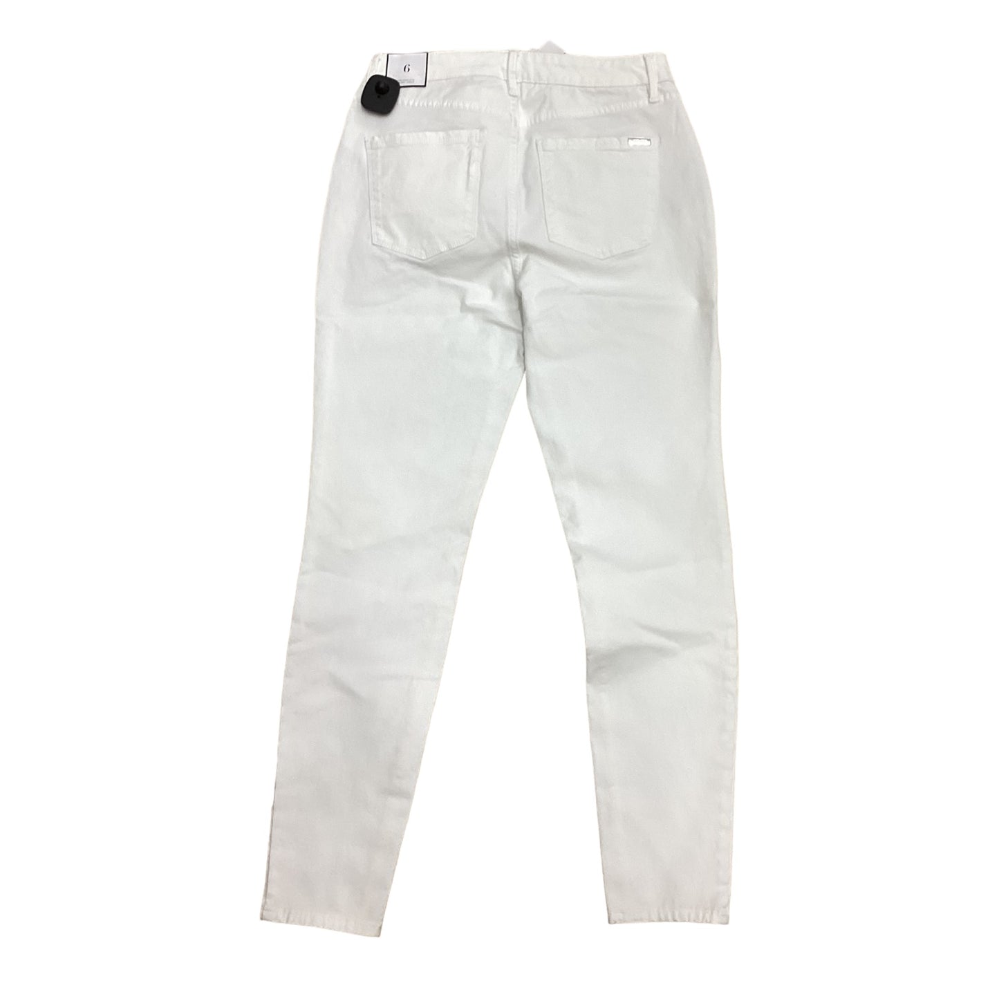 White Denim Jeans Skinny White House Black Market, Size 6