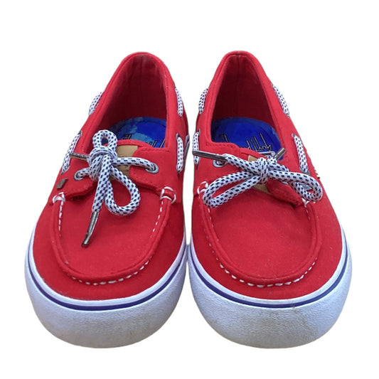 Shoes Sneakers By Clothes Mentor In Red, Size: 7.5