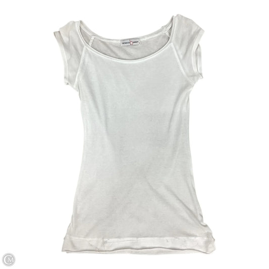 Top Short Sleeve By Clothes Mentor In White, Size: Xs