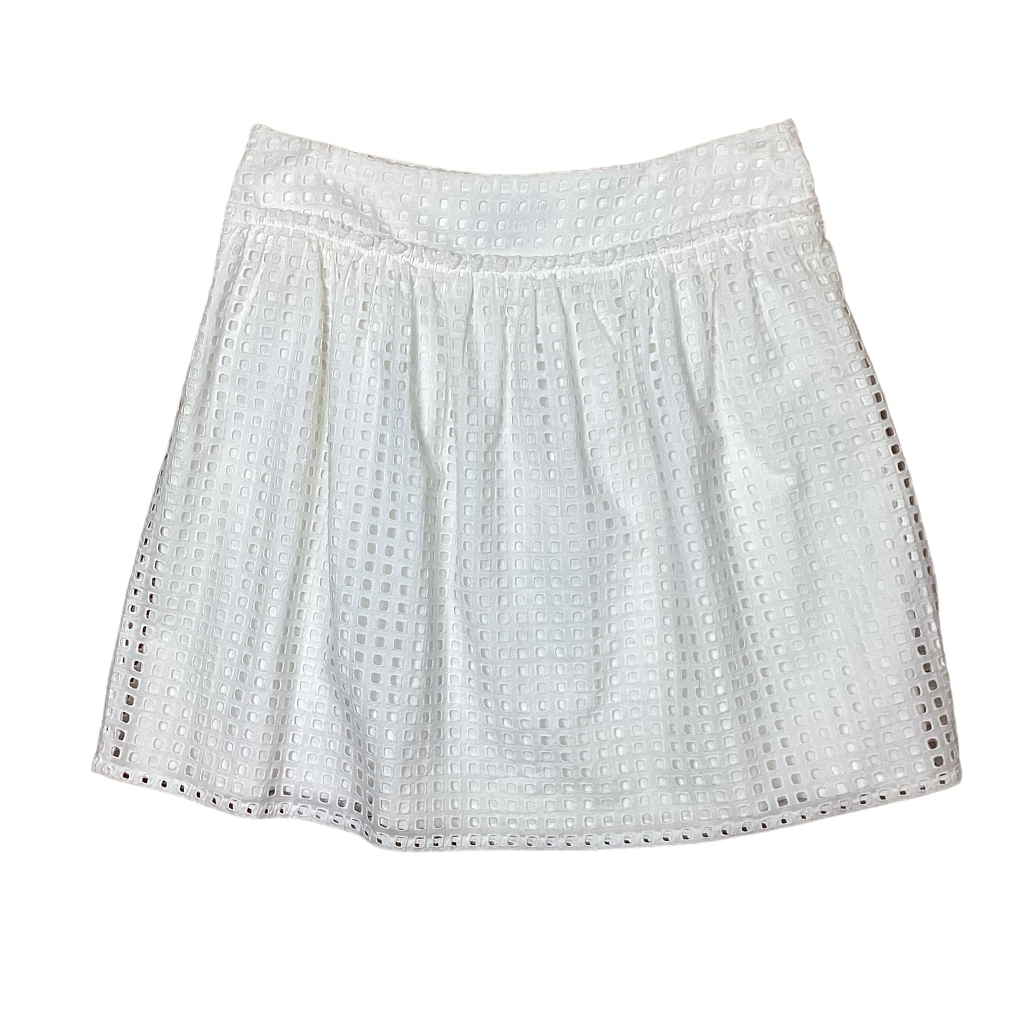 Cream Skirt Mini & Short Ann Taylor, Size 10