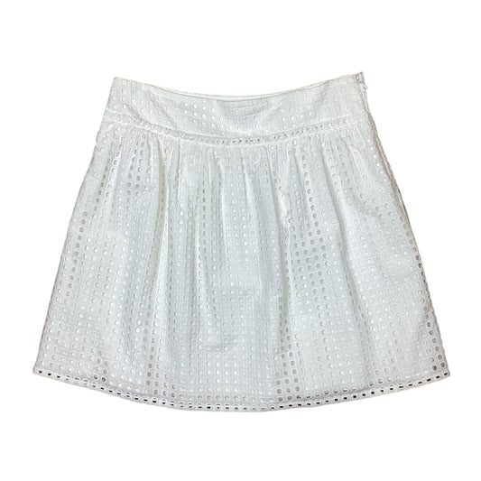 Cream Skirt Mini & Short Ann Taylor, Size 10