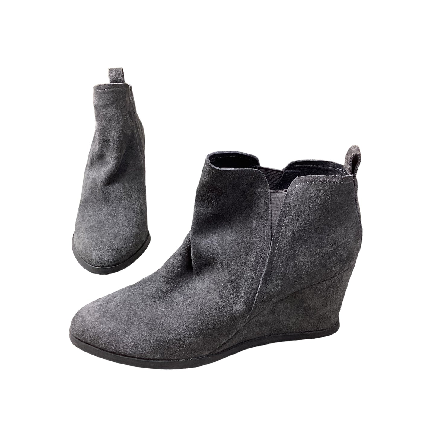 Grey Boots Ankle Heels Dolce Vita, Size 10