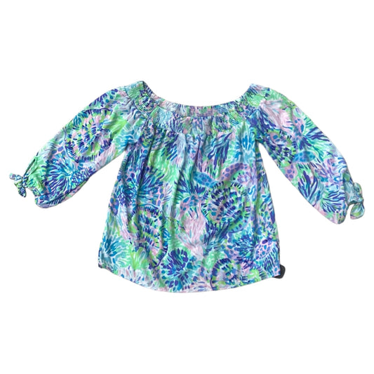 Blouse 3/4 Sleeve By Lilly Pulitzer  Size: Xs