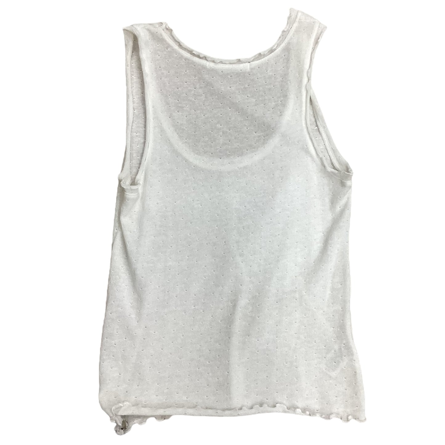 Top Sleeveless By Project Social Tee In Cream, Size: S