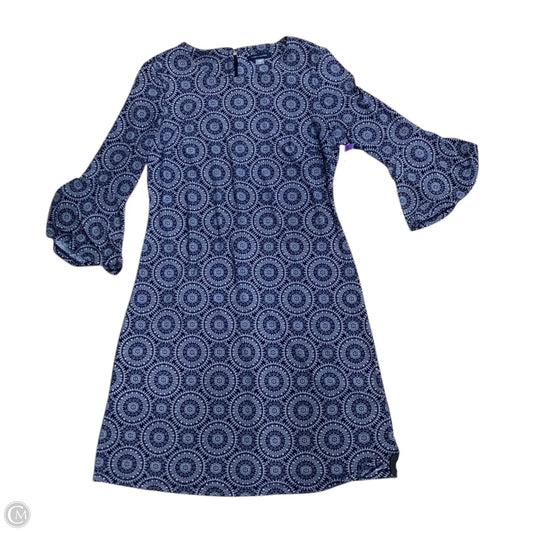 Dress Casual Midi By Tommy Hilfiger In Blue & White, Size: S