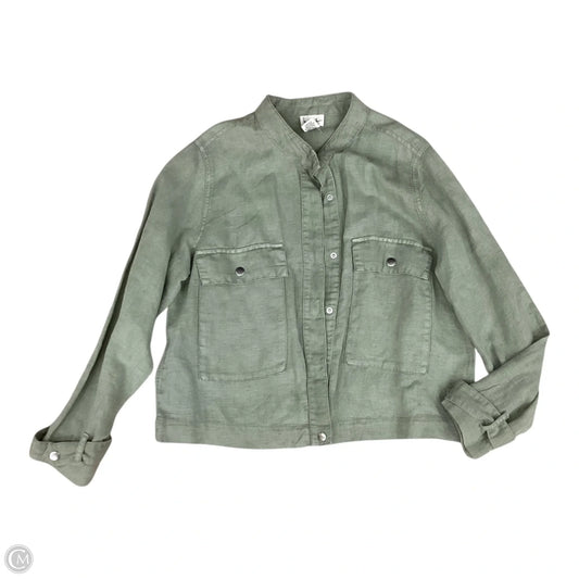Jacket Other By Nicole By Nicole Miller In Green, Size: L