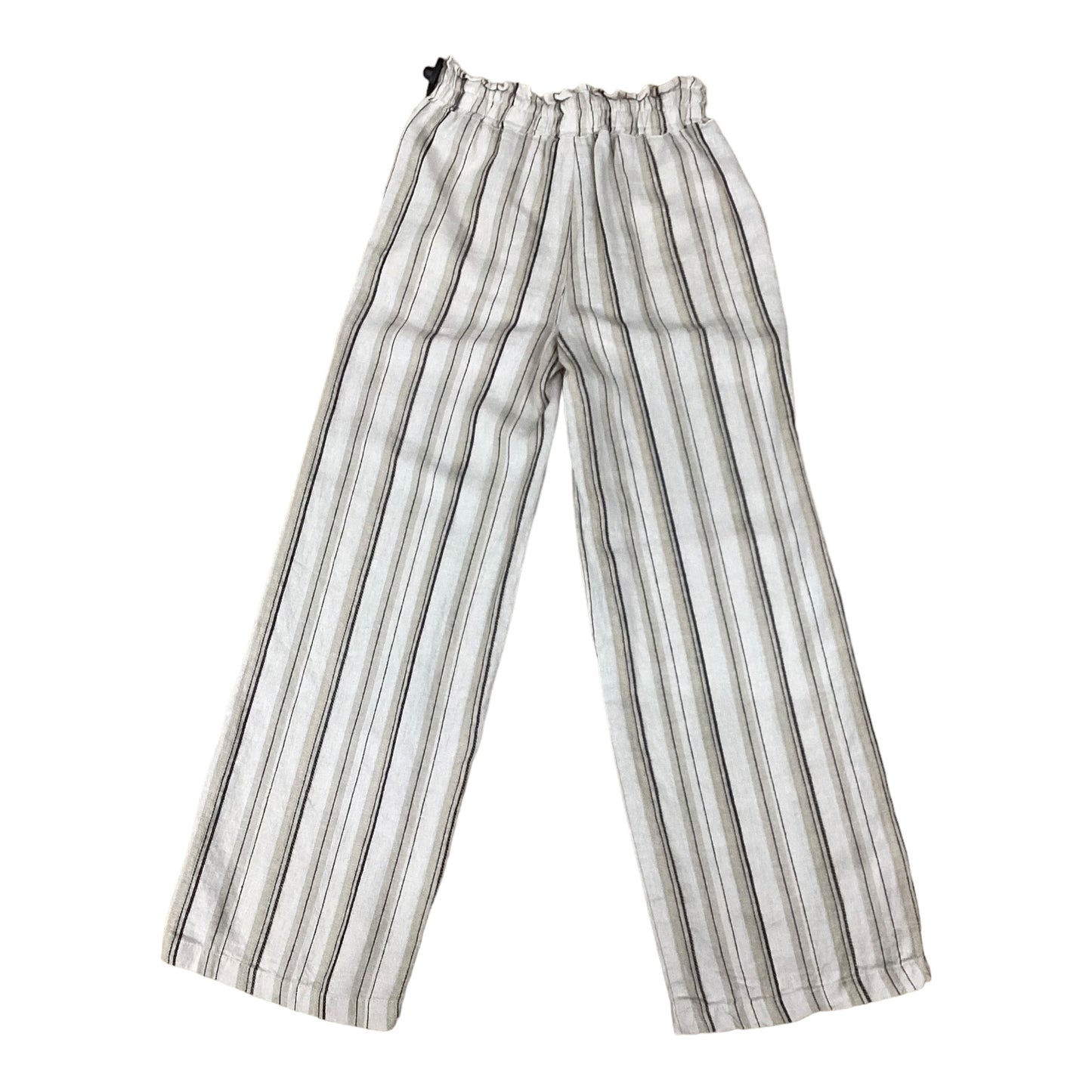 Striped Pattern Pants Linen Love Tree, Size M