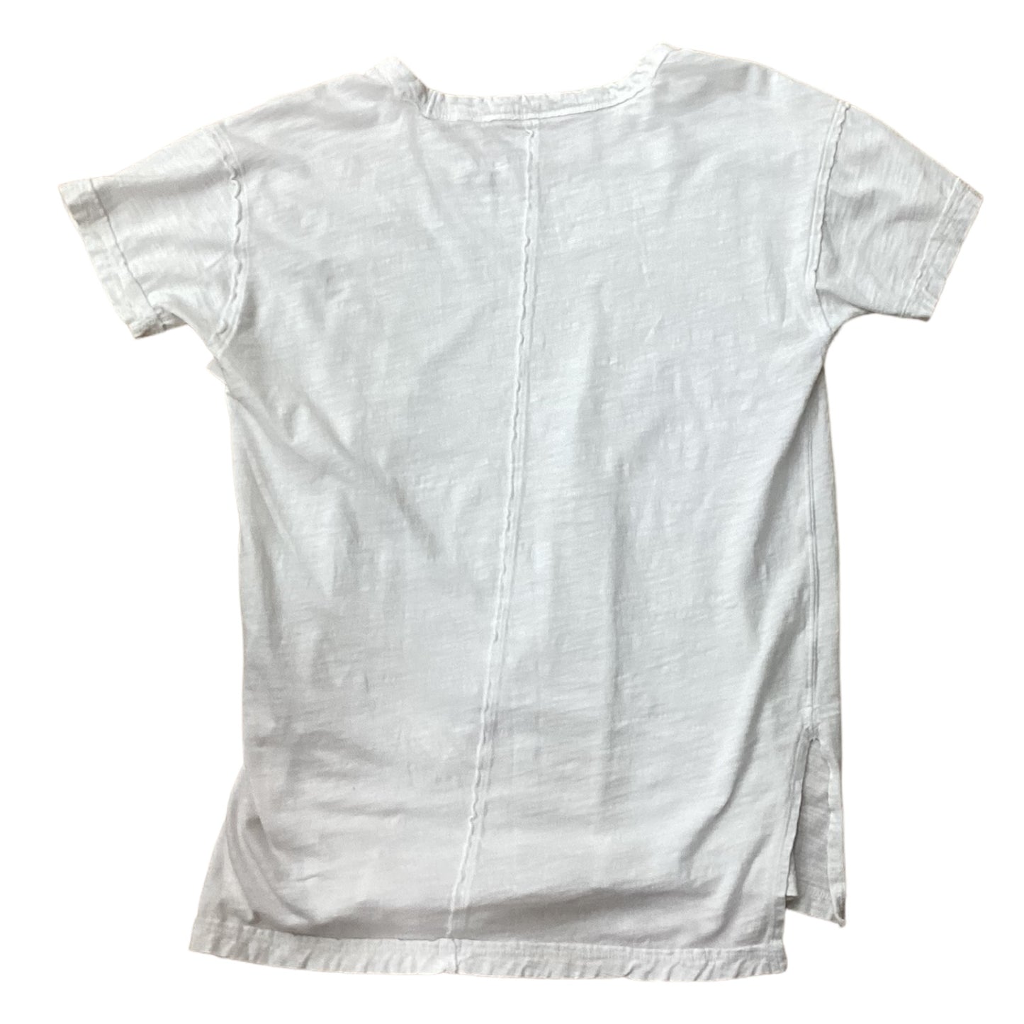 White Top Short Sleeve Designer Pilcro, Size Xs