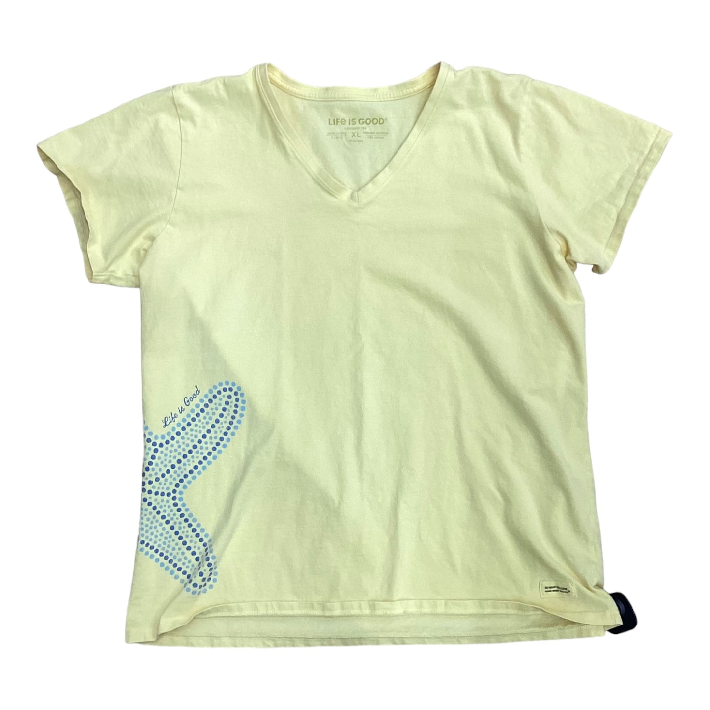 Top Short Sleeve By Life Is Good  Size: Xl