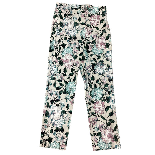 Pants Linen By J Jill In Floral, Size: S