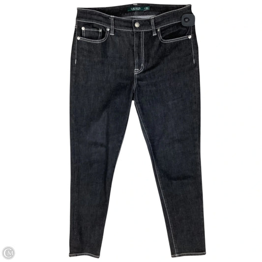Jeans Skinny By Lauren By Ralph Lauren In Grey, Size: 8