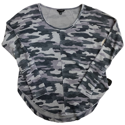 Top Long Sleeve By Lucky Brand In Camouflage Print, Size: Xs