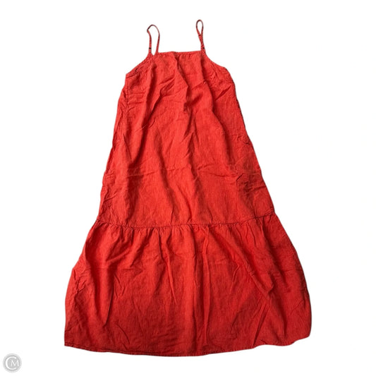 Dress Casual Maxi By Patagonia In Orange, Size: M