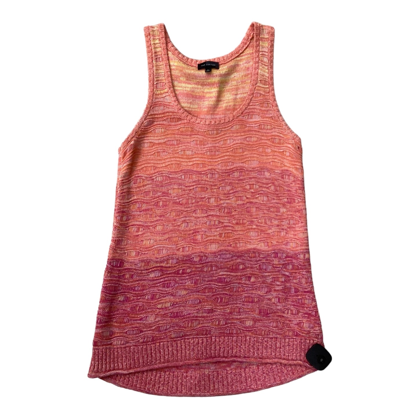 Top Sleeveless By Limited In Orange & Pink, Size: S