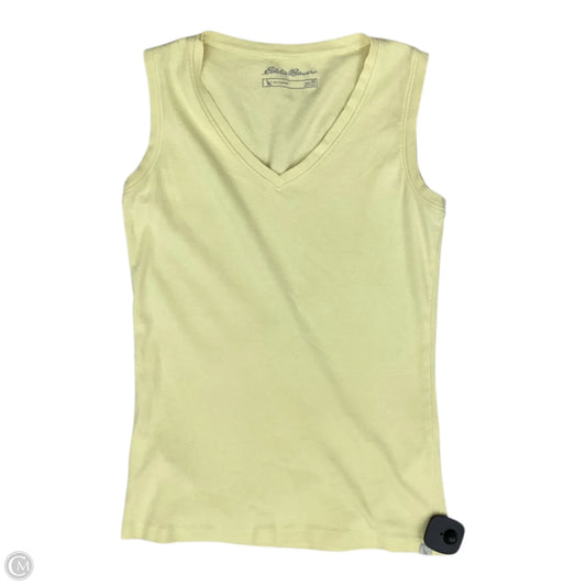 Athletic Tank Top By Eddie Bauer In Yellow, Size: Xs