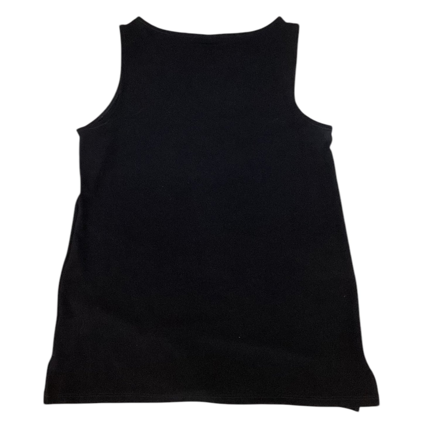 Top Sleeveless By Chicos In Black, Size: M