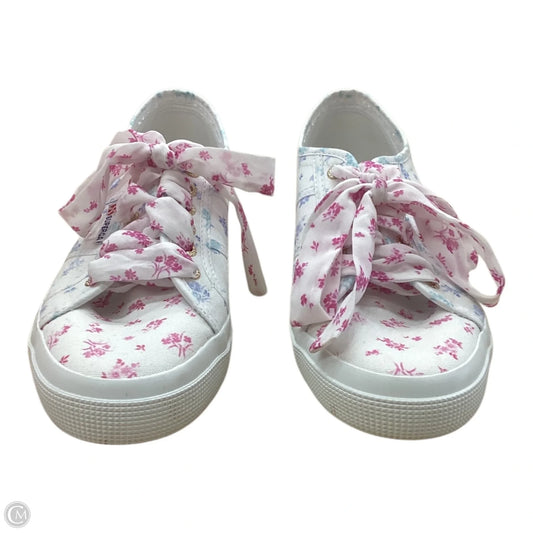 Shoes Athletic By Superga In Floral Print, Size: 11