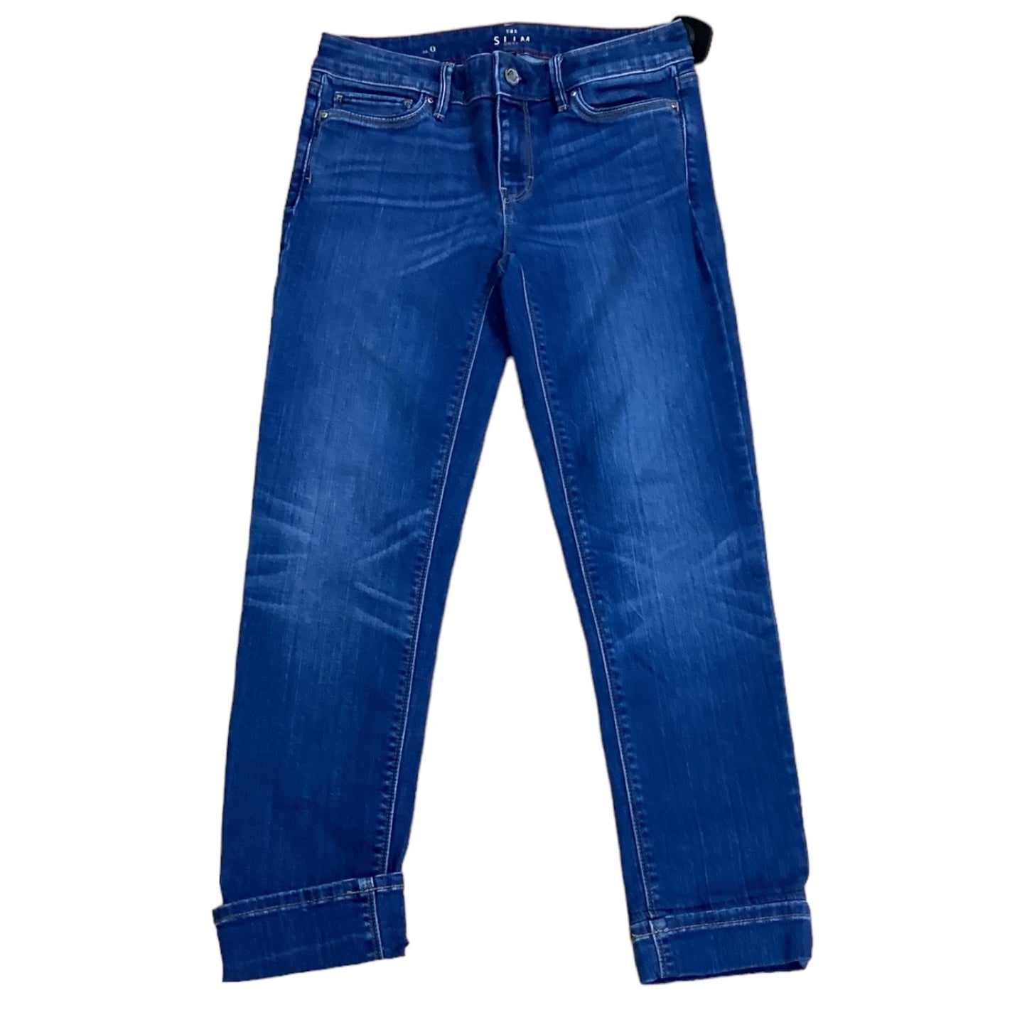 Jeans Designer By White House Black Market In Blue Denim, Size: 0