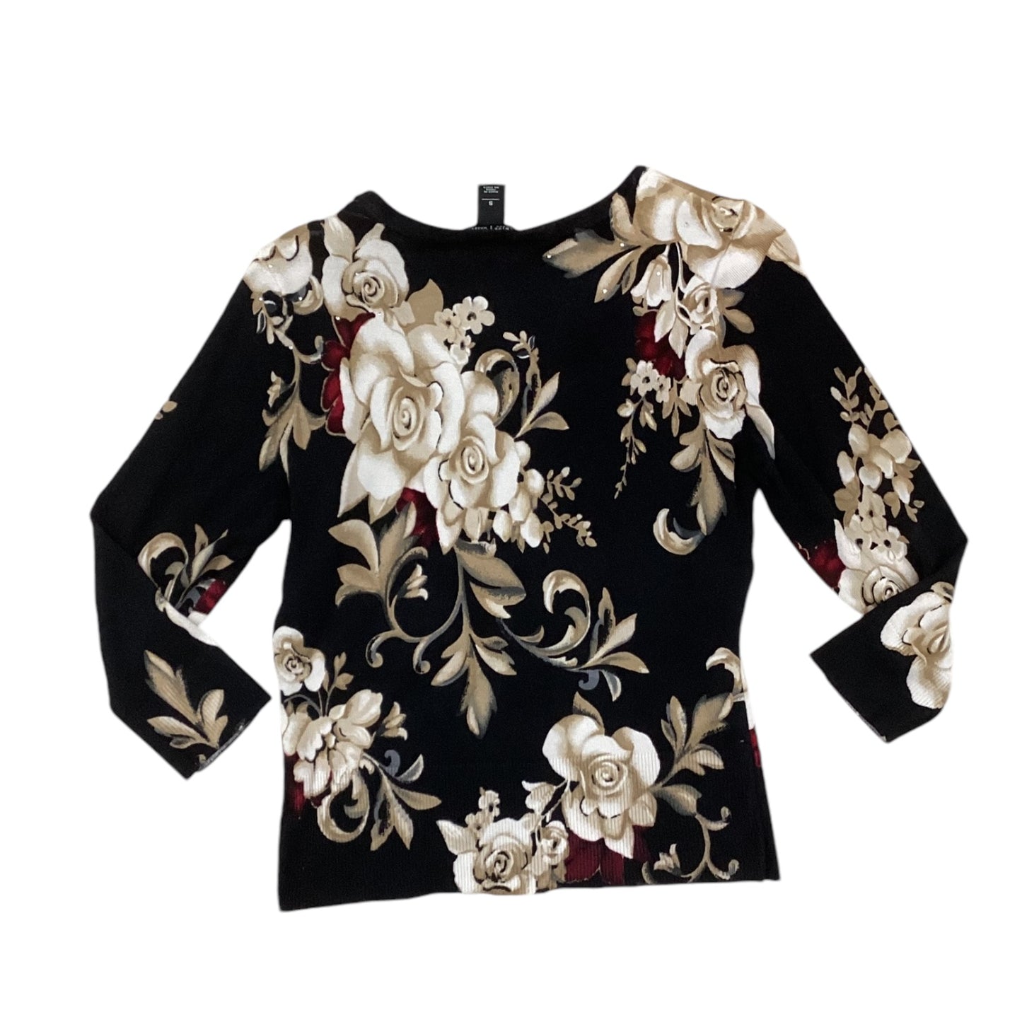 Cardigan Designer By White House Black Market In Floral Print, Size: S