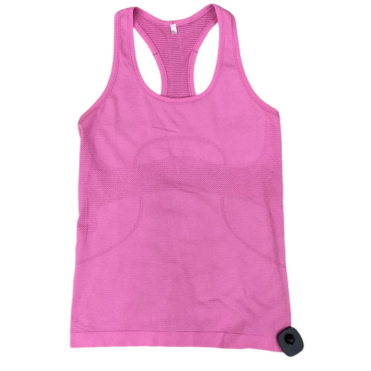 Athletic Tank Top By Lululemon In Pink, Size: M