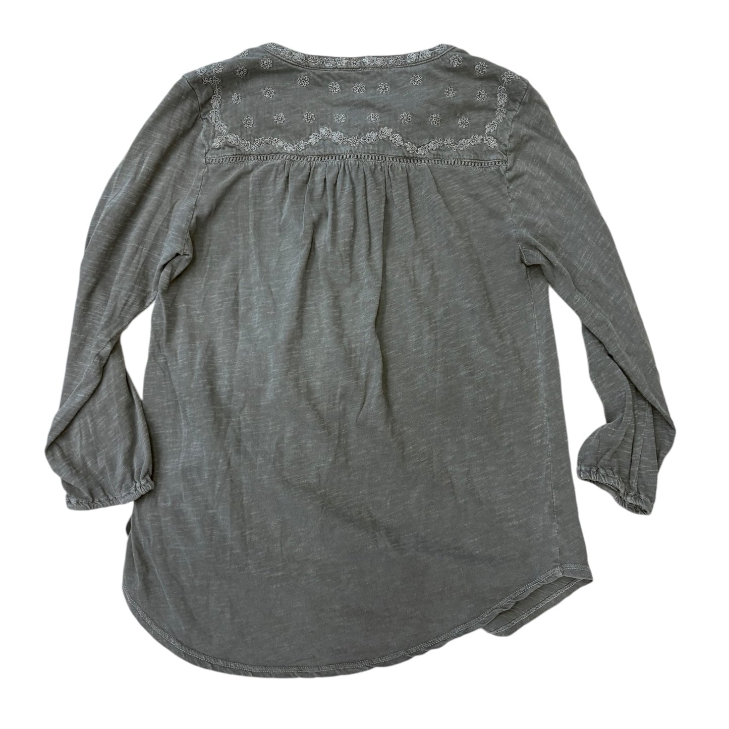 Top Long Sleeve By Lucky Brand In Grey, Size: S