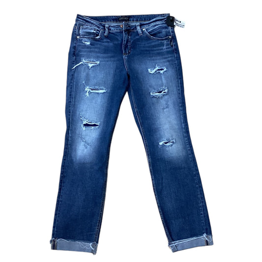 Jeans Straight By Clothes Mentor In Blue Denim, Size: 10