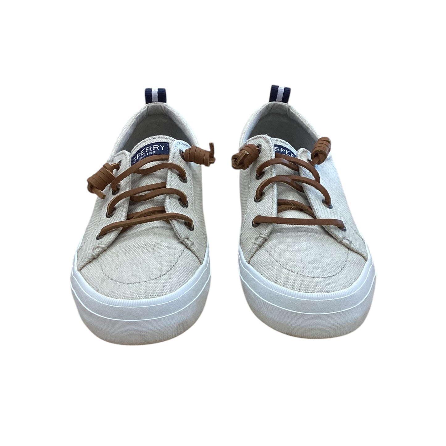 Shoes Sneakers By Sperry In Beige, Size: 7.5