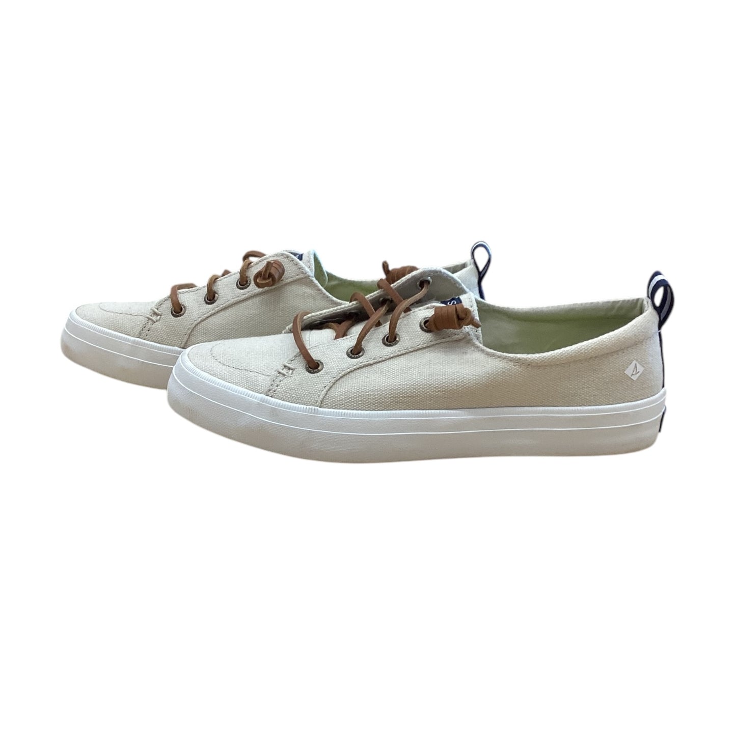 Shoes Sneakers By Sperry In Beige, Size: 7.5