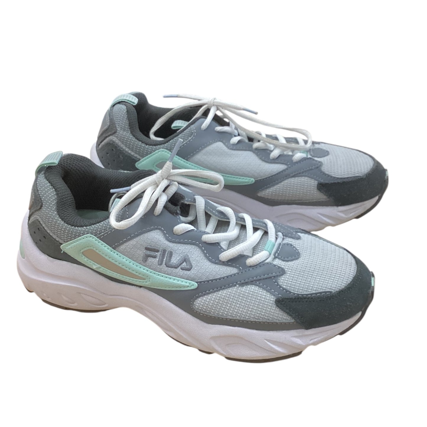 Shoes Athletic By Fila In Grey, Size: 8.5