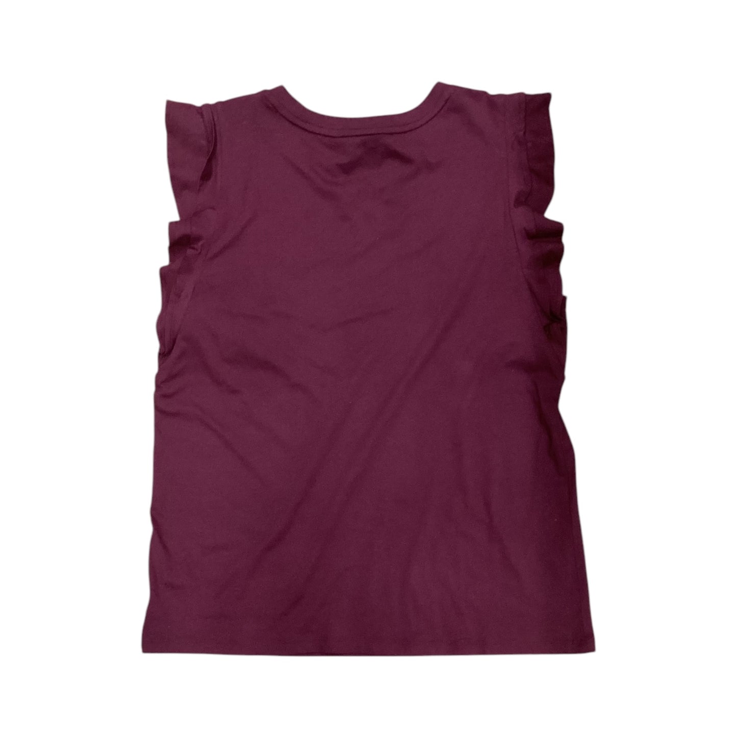 Top Sleeveless By Michael Kors In Maroon, Size: S