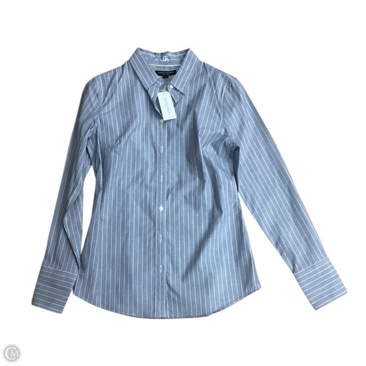 Top Long Sleeve By Banana Republic In Striped Pattern, Size: S