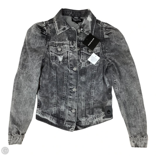 Jacket Denim By Clothes Mentor In Grey, Size: Xs