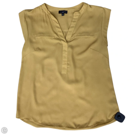 Blouse Sleeveless By Limited In Yellow, Size: S