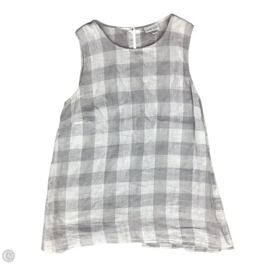 Top Sleeveless By J. Jill In Grey, Size: M