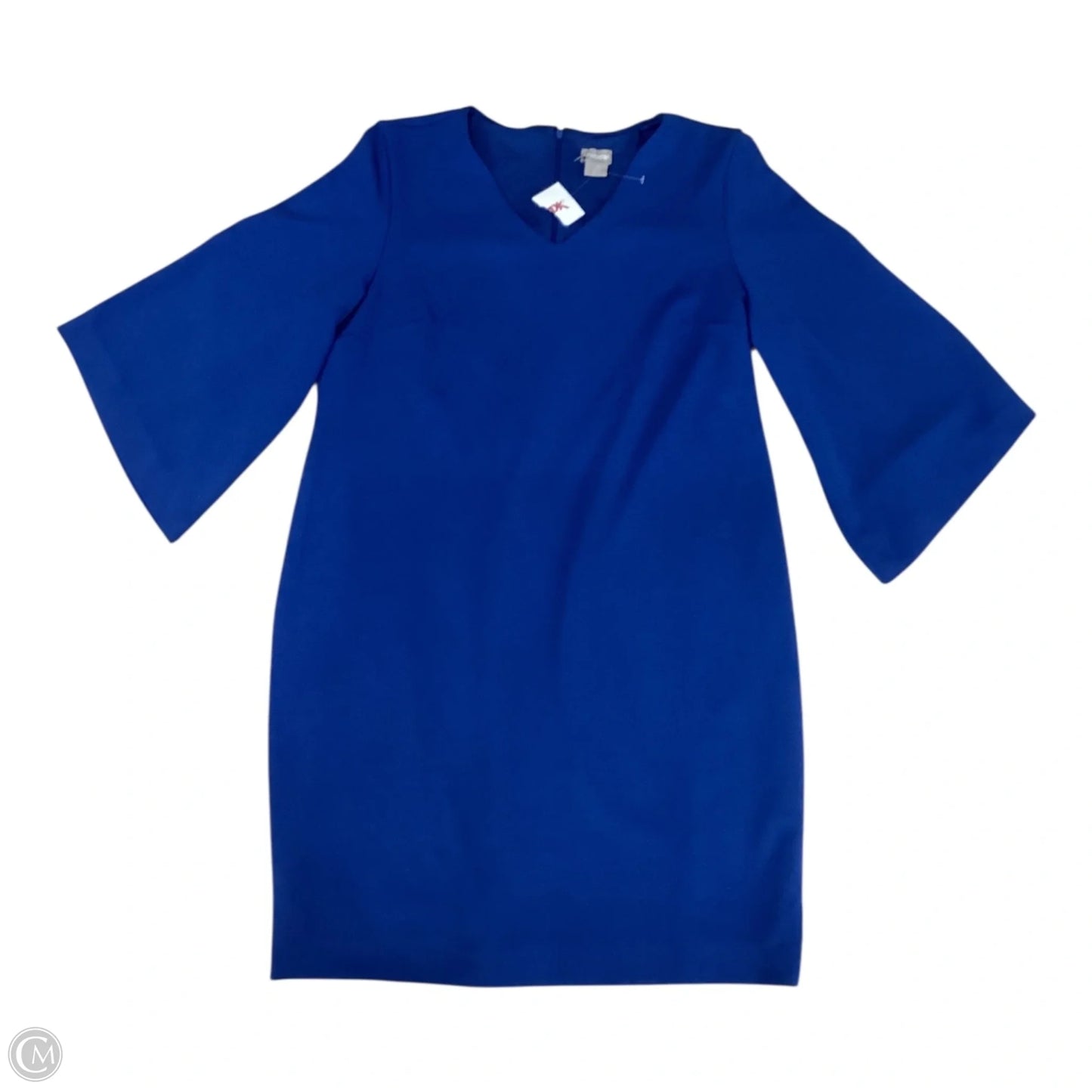 Dress Casual Midi By Chicos In Blue, Size: 2p