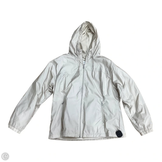 Jacket Windbreaker By Calvin Klein In Tan, Size: Xl