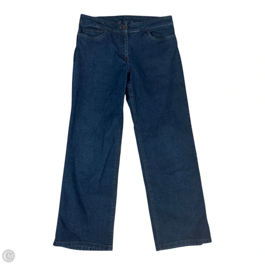 Jeans Wide Leg By Eileen Fisher In Blue Denim, Size: 4
