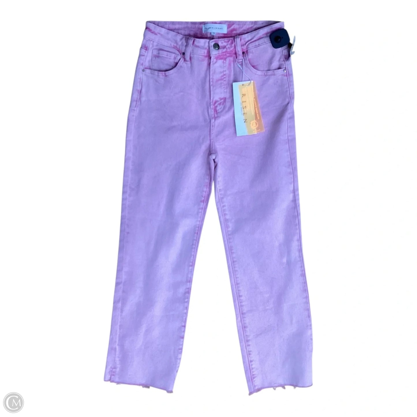 Jeans Straight By River Island In Pink, Size: 6