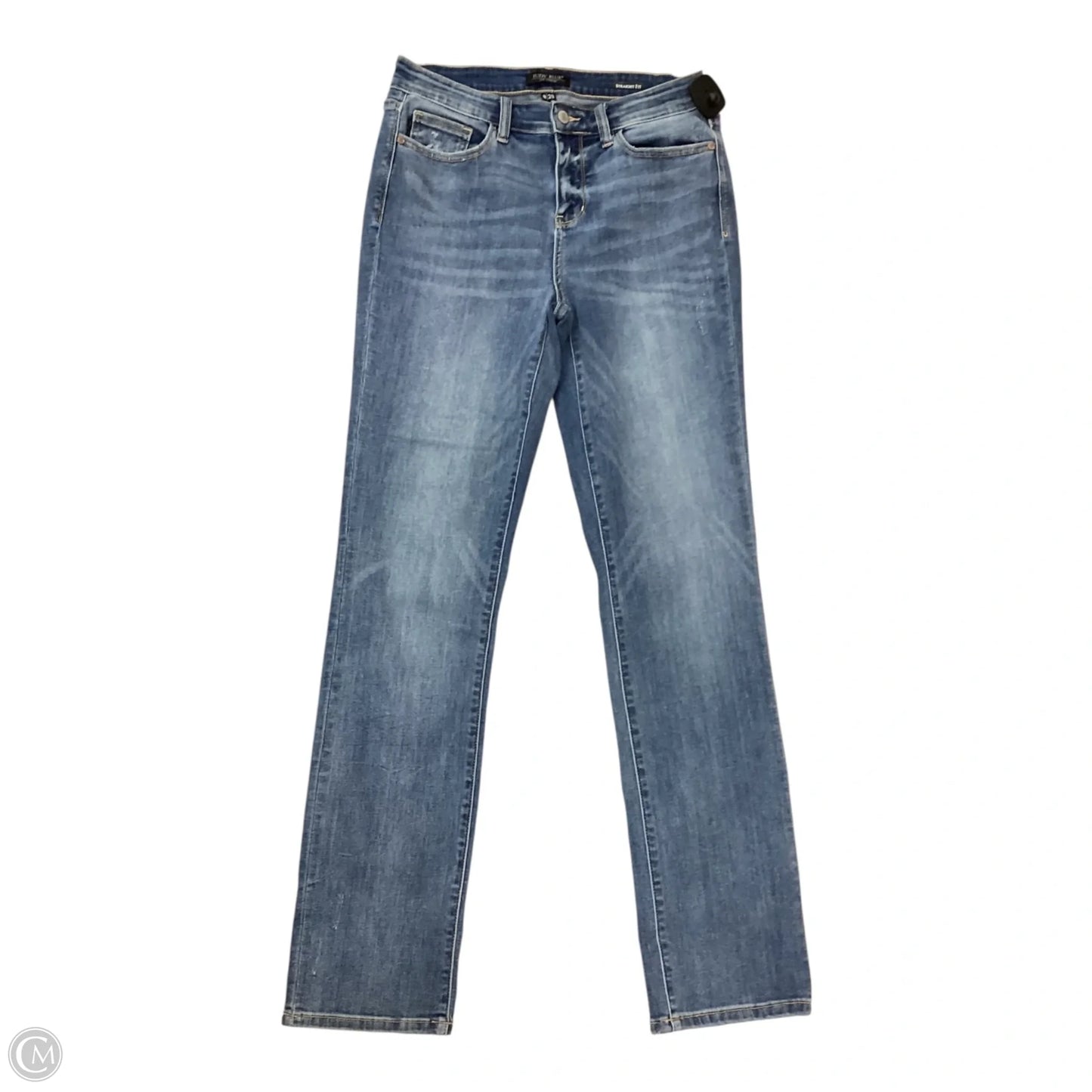 Jeans Straight By Judy Blue In Blue Denim, Size: 8